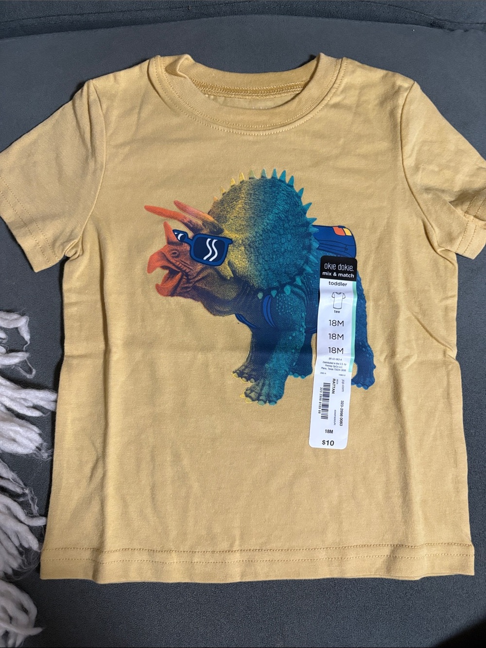 Okie dokie kids Dino tee